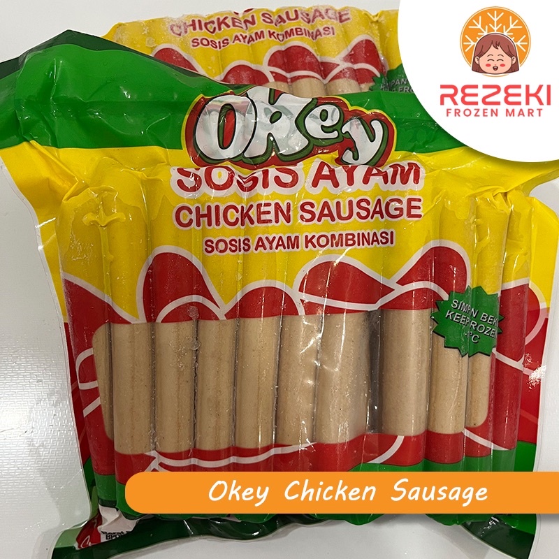 

Okey Sosis Ayam 1 Kg | Chicken Sausage | Frozen Food Murah