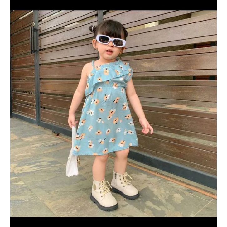DRESS ANAK SABRINA BAHAN RAYON 1-6 TAHUN