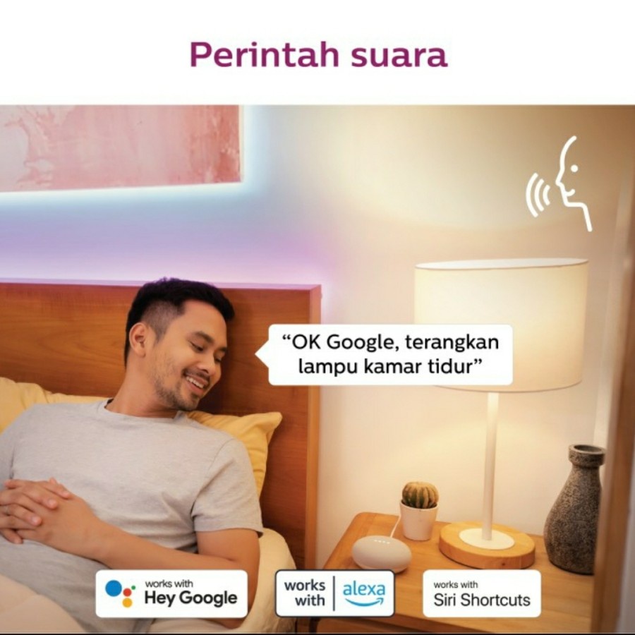 PHILIPS SMART WI FI LED 8W 8 W WATT COLOR WIFI TUNABLE WARNA