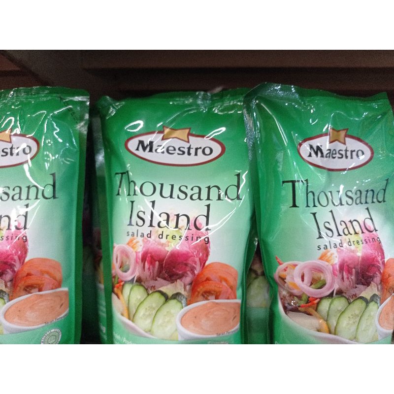 

MAESTRO MAYONAISE THOUSAND ISLAND SALAD DRESSING 1KG