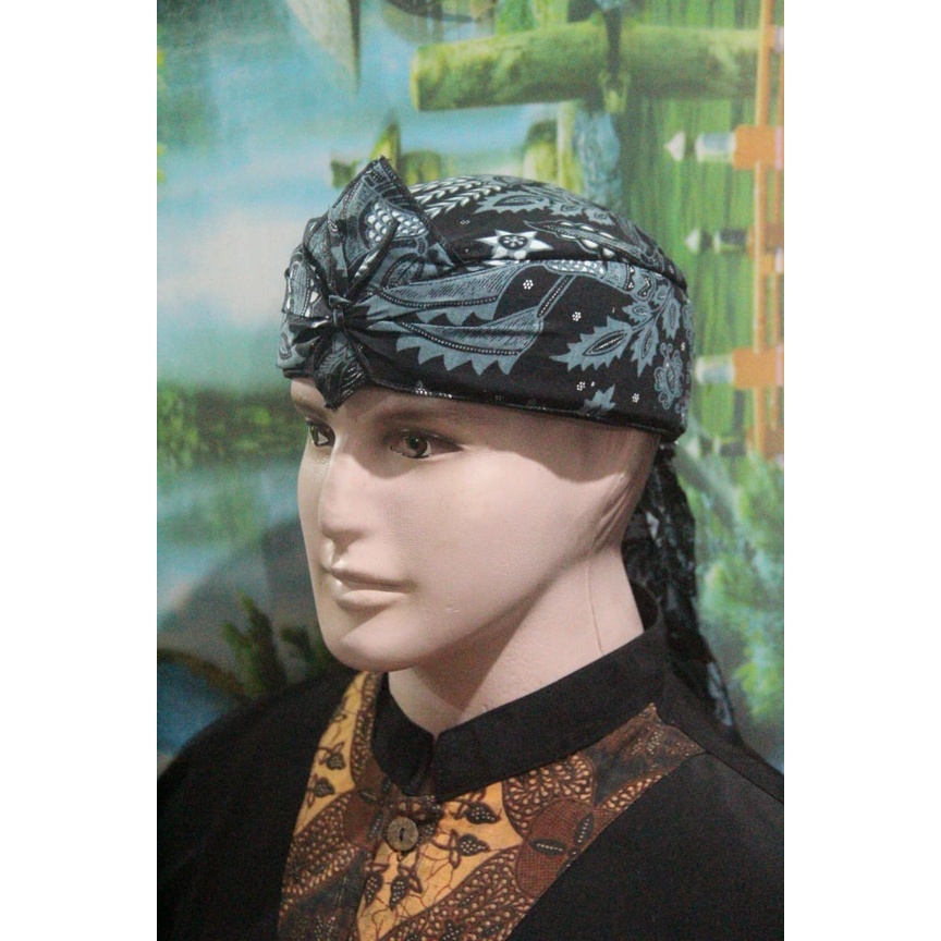 blangkon iket sunda jawa mahkuta wangsa totopong tradiSional sunda jawa dll model atas full tutup (PUTIH)