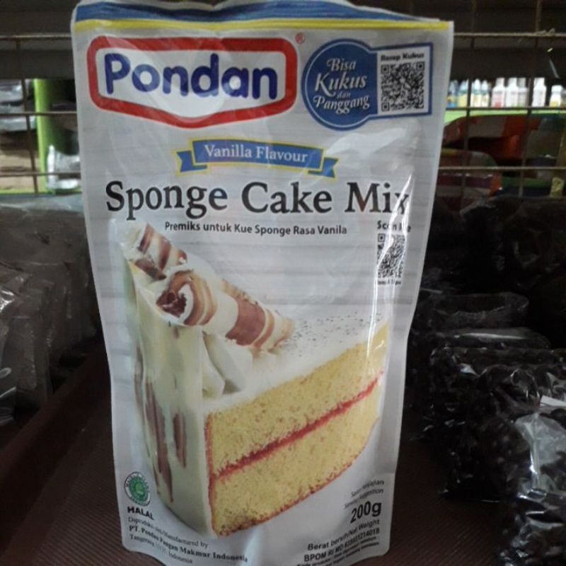 

Pondan Sponge Cake Mix Vanilla 200g
