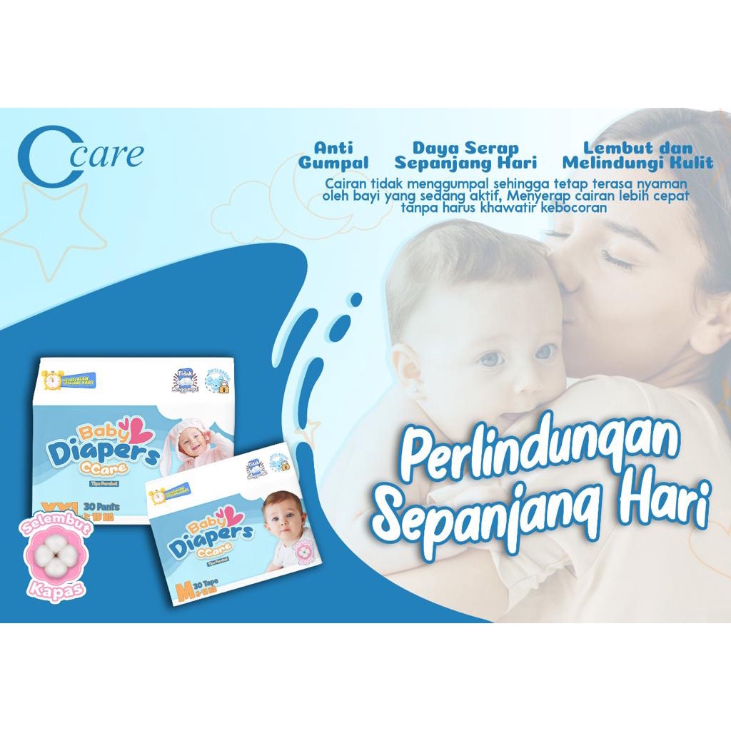 CCARE POPOK BABY DIAPERS