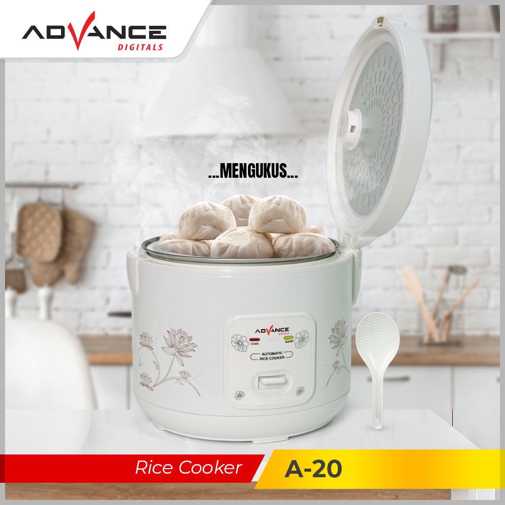ADVANCE Rice Cooker 1.8 Liter rice cooker / Magic Com A20 Penanak Nasi Serbaguna 3 in 1
