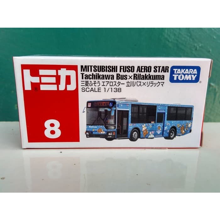 Tomica Bus Mitsubishi Fuso Aero Star Tachikawa Bis Tomica Reguler