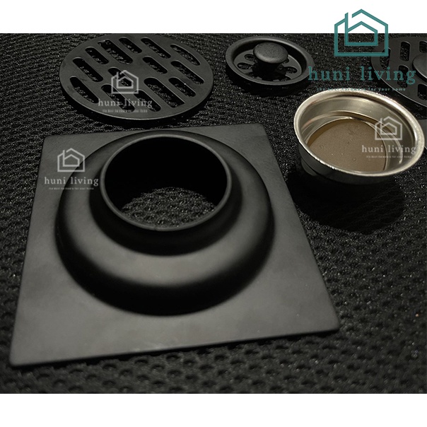 Harga TERMURAH Anti Karat 1SET Saringan Got Stainless HITAM Floor drain buangan air Black Anti karat premium kualitas