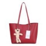 Tas totebag Wanita Tas Bahu Muat Laptop Free Gantungan Boneka #214