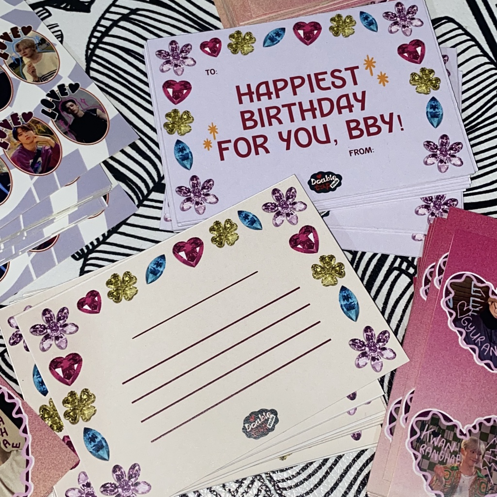 

ADD ON CARD (BIRTHDAY/NOTES CARD)