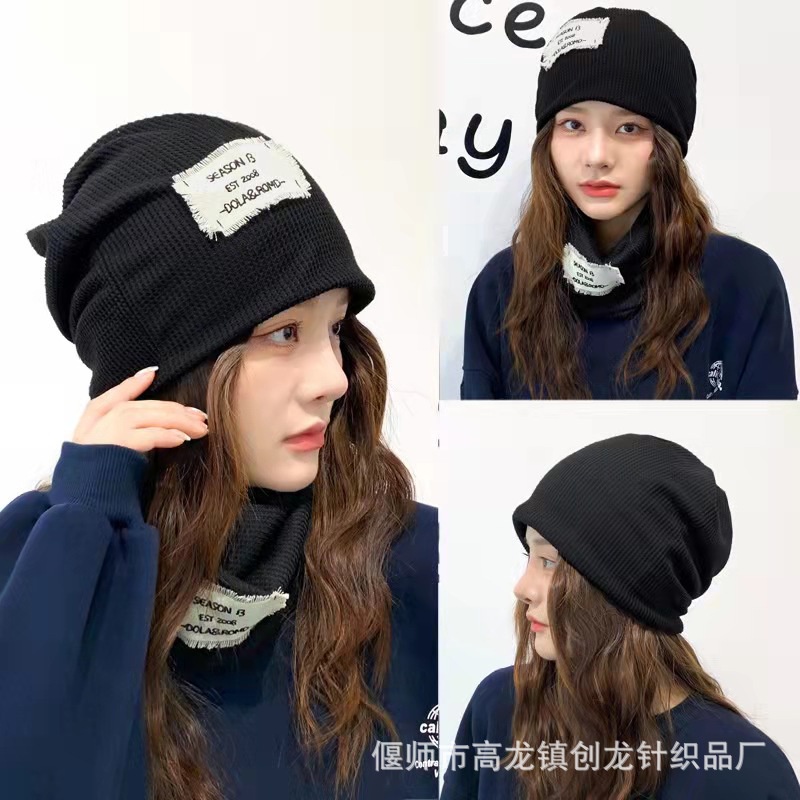 Topi Kupluk Selendang Outdoor 2 Layer Wanita Dewasa Fashion Perempuan Korea Import