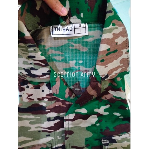 Baju PDL TNI AD Produksi Matra Darat Bahan Jatah Ori Panca Prima