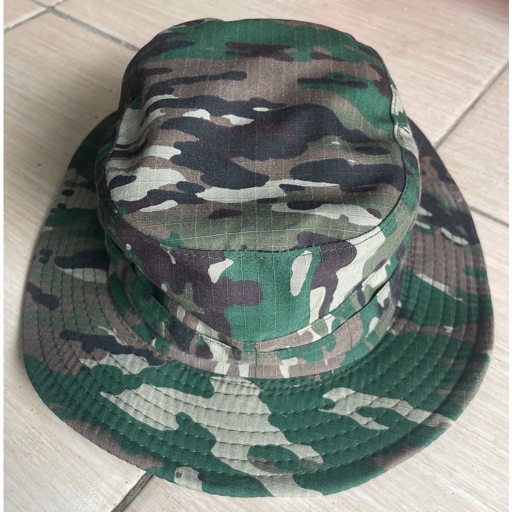 Topi Rimba Malvinas Multicam TNI AD - Topi Rimba Loreng Multicam TNI AD Terbaru - Topi Gunung