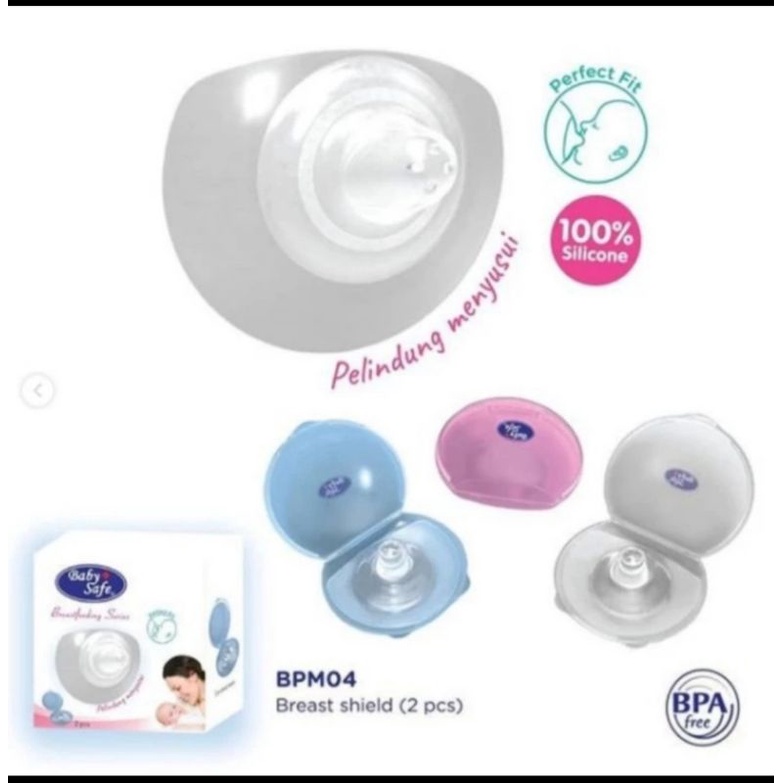 Breast Shield Baby Safe isi 2 / Nipple Shield Baby Safe isi 2 / Pelindung Puting Baby Safe isi 2