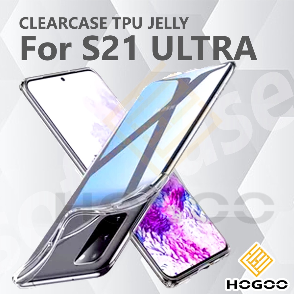 CLEAR CASE TPU JELLY SLOT S PEN FOR SAMSUNG S21 ULTRA