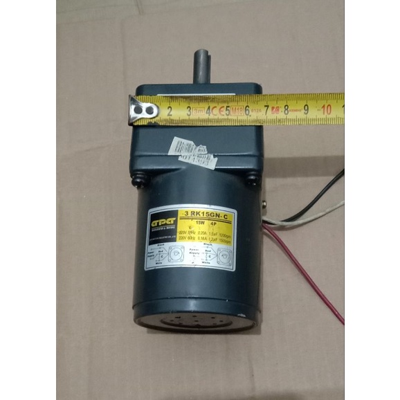 AC MOTOR GEARBOK GPG 220V 15W RATIO 1 : 180 8RPM HIGH TOTQUE