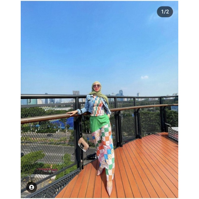 Calla The Label - Patch Pants Green