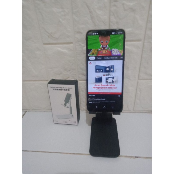 kedudukan hen phone folding desktop phone stand