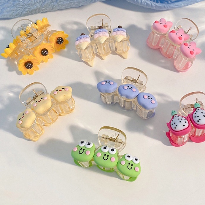Jepit Rambut Anak Karakter Lucu Fashion Korea Anak Perempuan / Hair Clips Girl / Jepitan Karakter Panjang