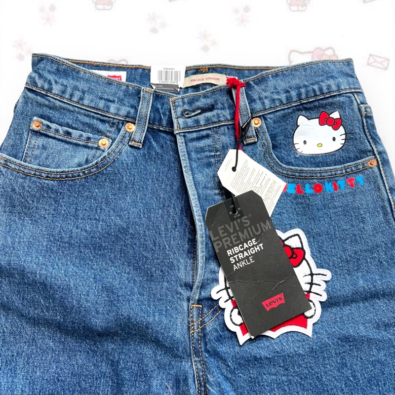levis jeans x hello kitty