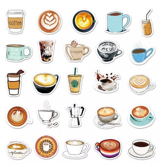 Need More Coffee PVC Sticker (10pcs)