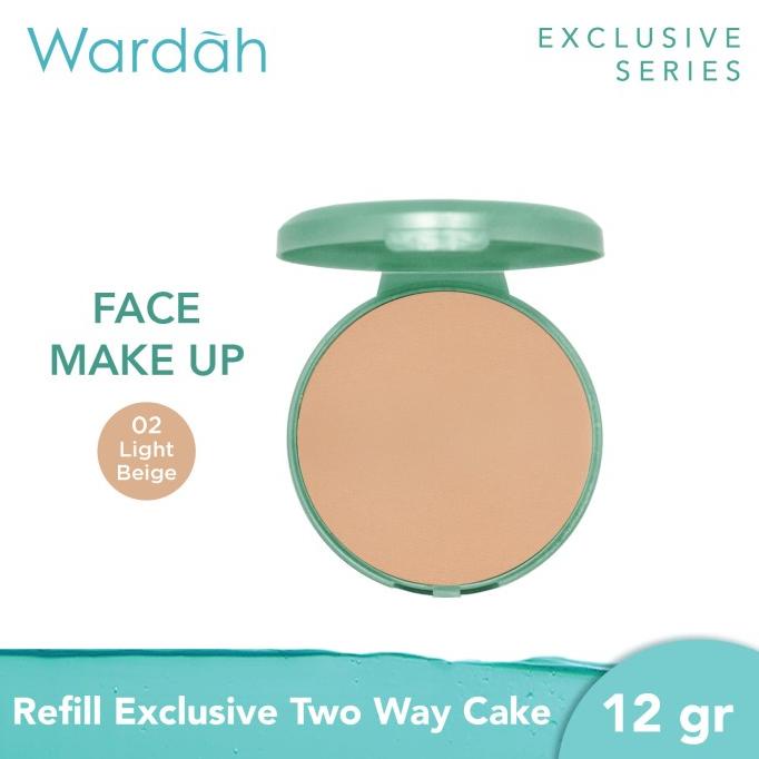 Wardah Refill Exclusive Two Way Cake 12 G - Bedak