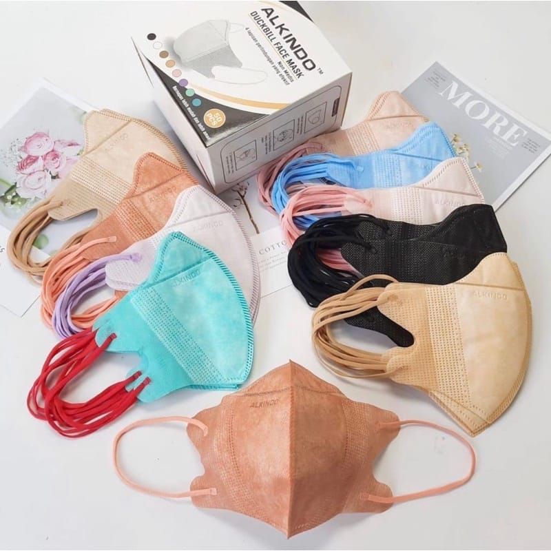 Masker Duckbil Alkindo Mix warna warni cerah dan soft  isi 50 grosirmurah