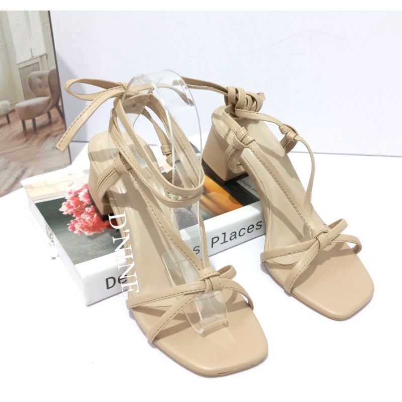 GLADY DV 17 Heels sandal wanita heels 5cm gladiator