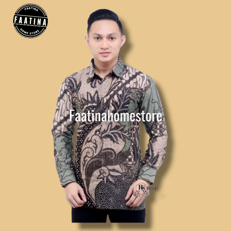 BAJU BATIK PRIA PANJANG | KEMEJA BATIK PEKALONGAN