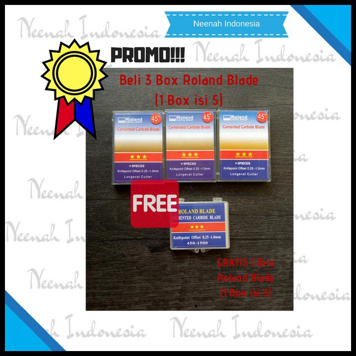 

Promo Pisau Roland 45/ Jinka/ Pisau Cutting/ Beli 3Box Gratis 1Box