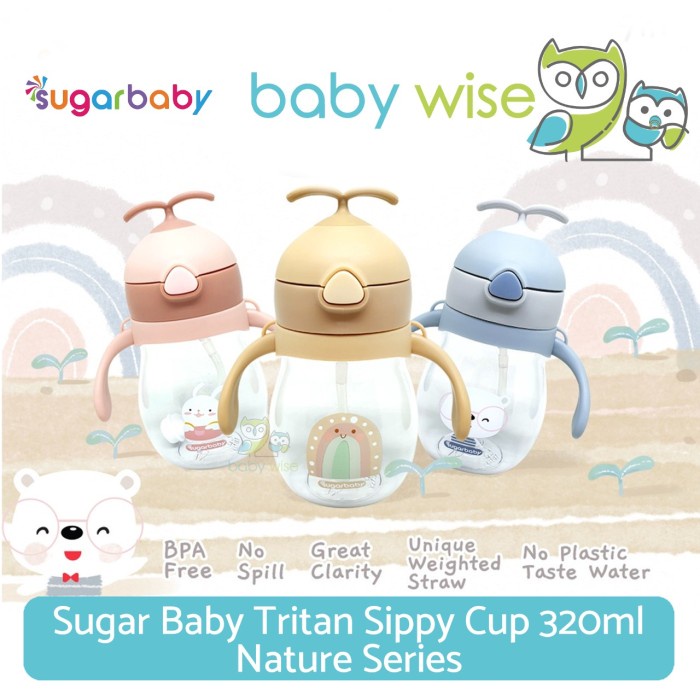 Dot Sugar Baby Tritan Sippy Cup 320Ml Nature Series