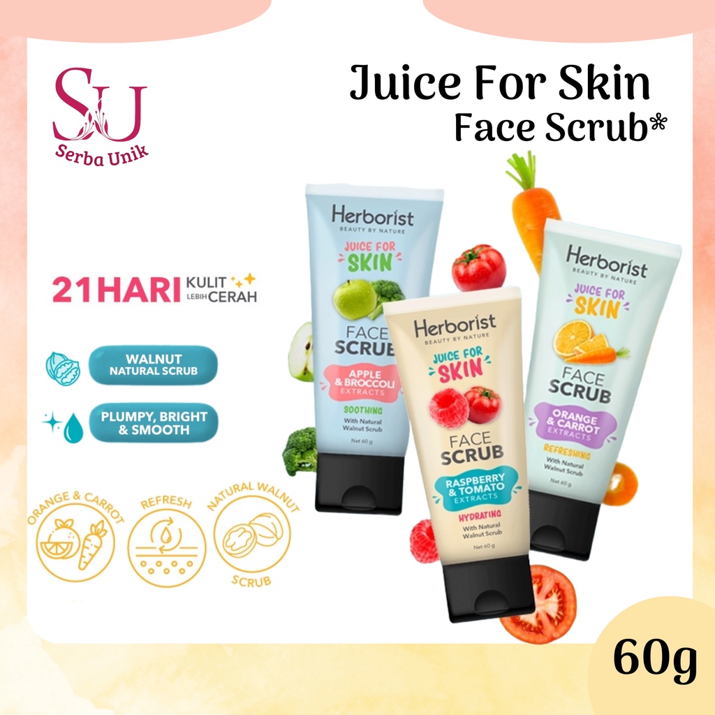 Herborist Juice For Skin Face Scrub 60ml