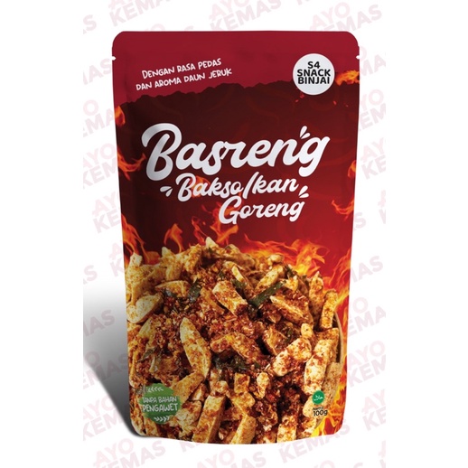 

Basreng Bakso Ikan Goreng dengan aroma khas daun jeruk