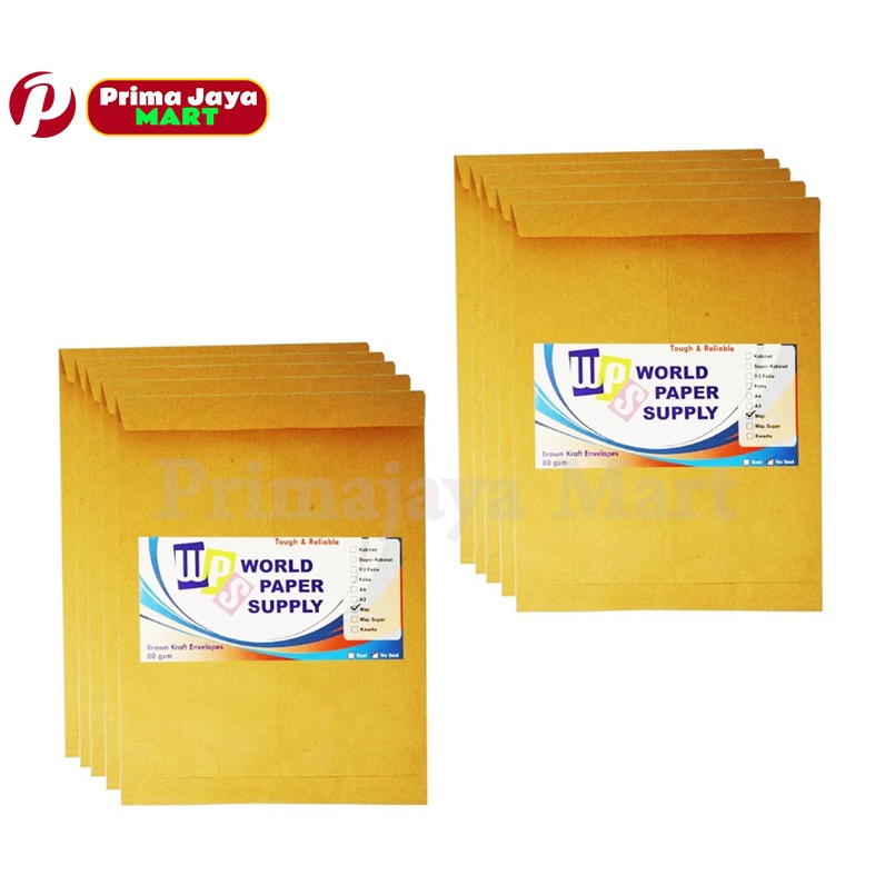 

Amplop Coklat Map Ukuran Map ( PACK )
