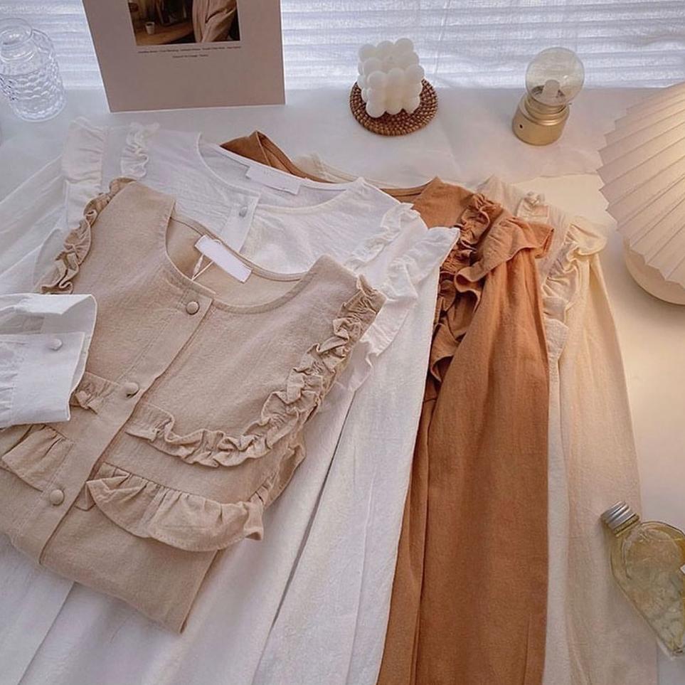 Hot Sale BLOUSE CRINCLE / CILA BLOUSE / BLOUSE WANITA / BLUS KOREAN STYLE