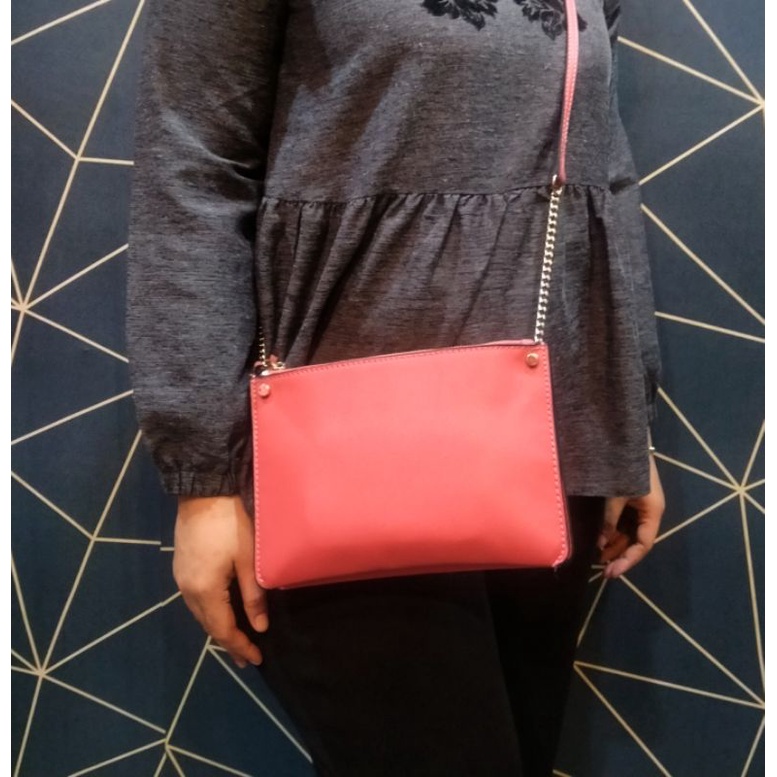 tas wanita branded sling bag mango original second/seken/bekas/preloved (harga net)