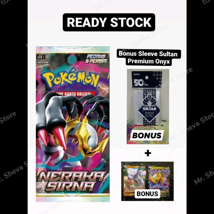 Kartu 2 Box Neraka Sirna Pokemon Indonesia S11 (Get Bonus)