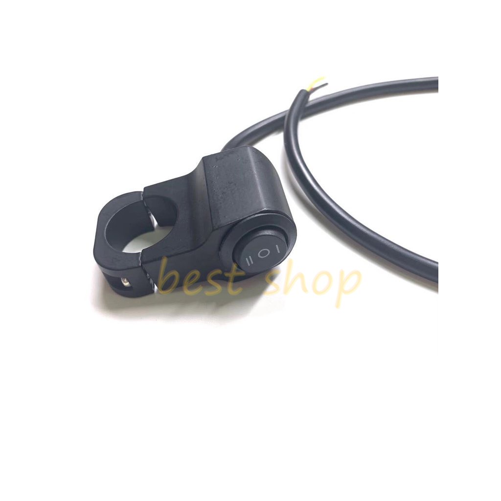 1pc Saklar Lampu Mengemudi Mini Tahan Air Saklar 3arah (ON OFF ON) Switch Dengan Penjepit