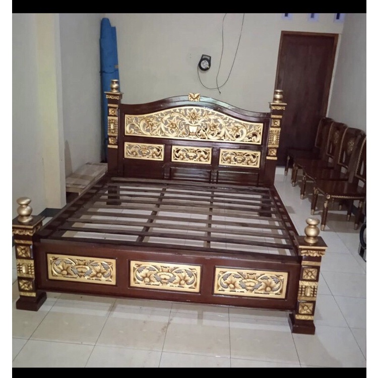 dipan ukir rahwana kayu jati