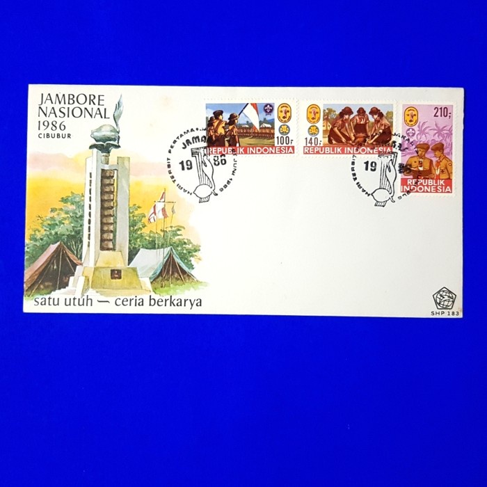 

✨NEW✨ - Prangko/Perangko INDONESIA. SHP JAMBORE NASIONAL 1986, CIBUBUR