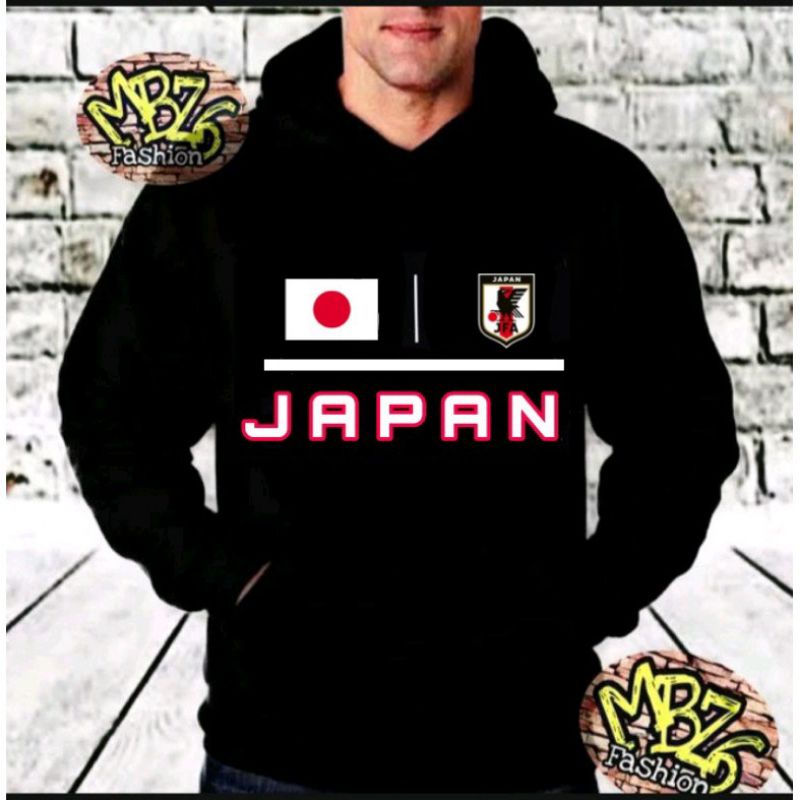 Hoodie Jumper hitam Timnas jepang/japan