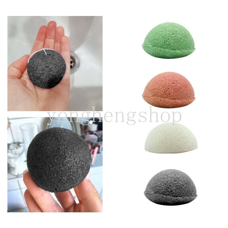 Spons Pembersih Wajah Wajah Kosmetik Face Puff Makeup Cuci Sponge Bedak Wajah Deep Cleansing Exfoliator Tool