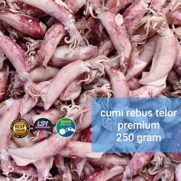 

[PRODUK TT697] ikan asin cumi rebus telor premium 250gram AFA