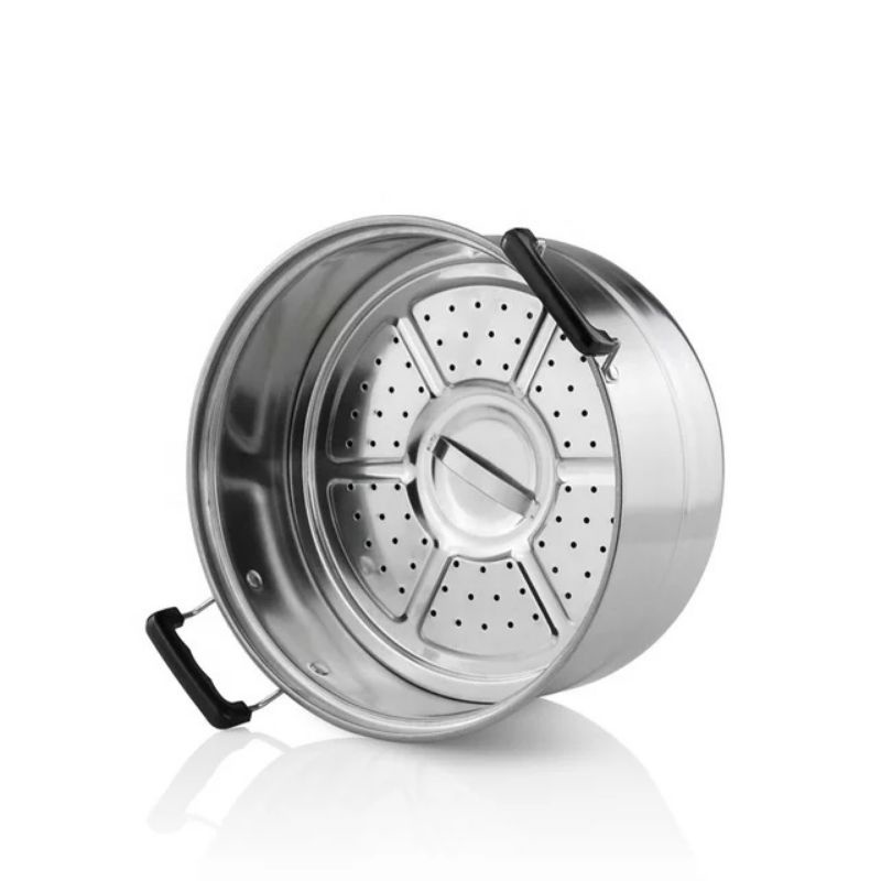 E.Baystore - Panci Set Kingko 555 Stainless Steel Isi 5 Set + Steamer