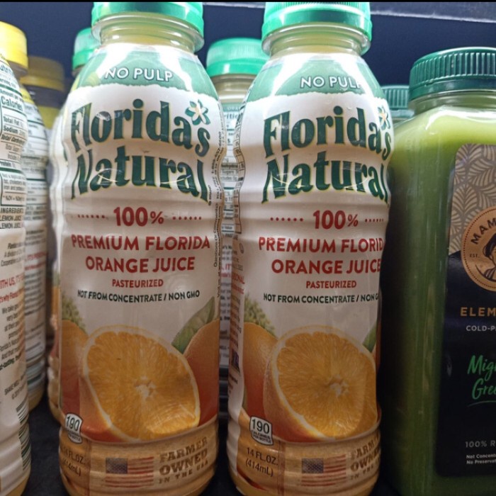 

Florida's natural orange juice no pulp 414ml