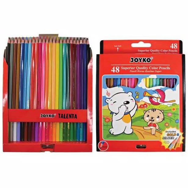 

BISA COD Pensil Warna Joyko Panjang 48 Warna