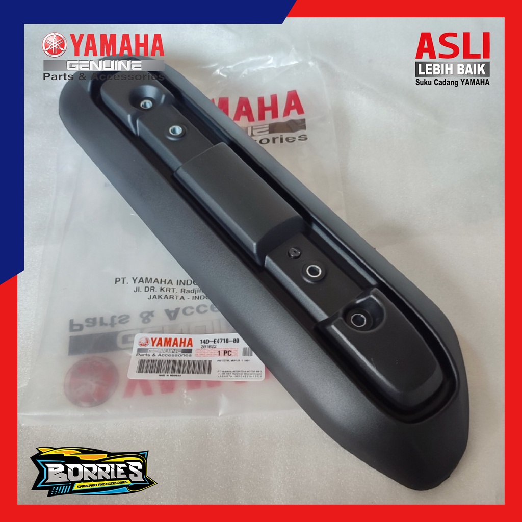 Cover Plastik Tutup Tameng Knalpot Yamaha Mio soul Smile 14D-E4718-00