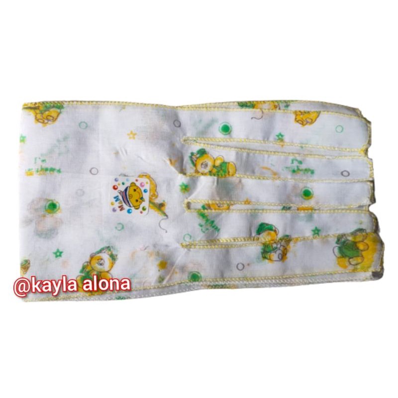 ( GRT 048 )GURITA BAYI PUTIH MOTIF