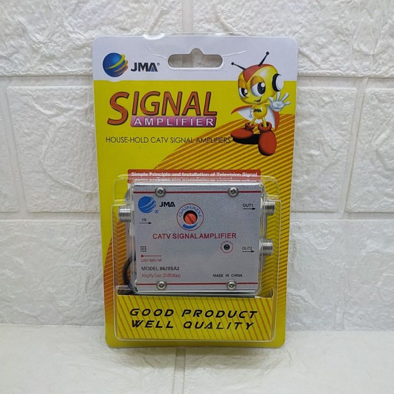 Splitter antena 2 way CATV Signal Amplifier