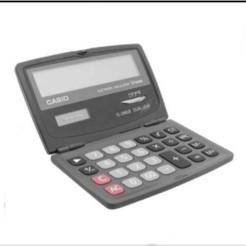 

CASIO KALKULATOR SL 240 LB KALKULATOR POKET DUAL LEAF