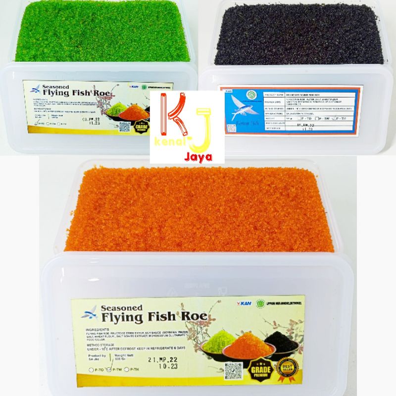 TOBIKO / Telur Ikan Terbang Grade A 500g