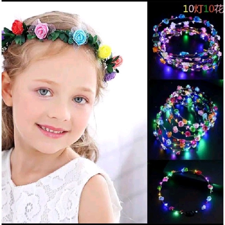 Promo Bando Pesta 2023 LED/Bando Party Happy NewYear 2023 Nyala/Bando Mahkota LED